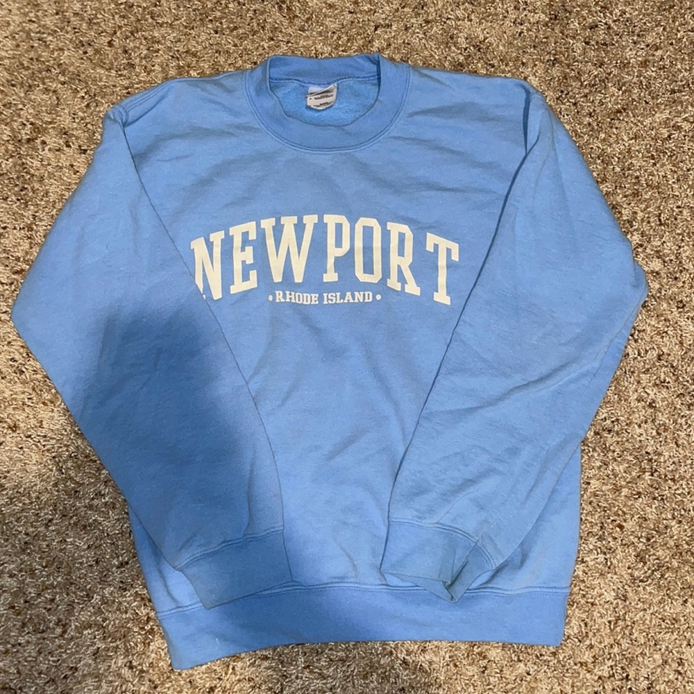 Rhode Island, Newport sweatshirt blue